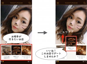 Dine　リクエスト送り方