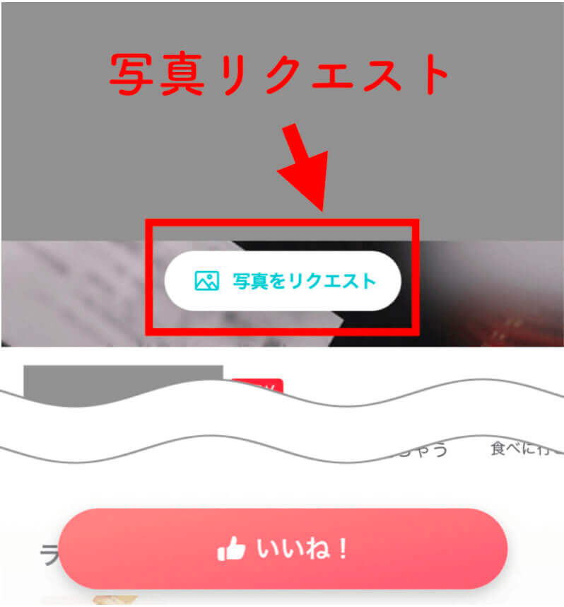 ペアーズ　写真リクエスト