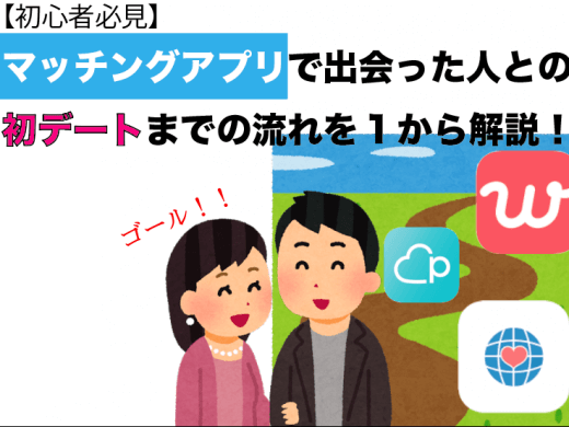 マッチングアプリ/出会い系サイトで初めてのデート会うまでの流れやコツや攻略法を解説