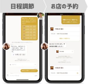 お店予約のイメージ図