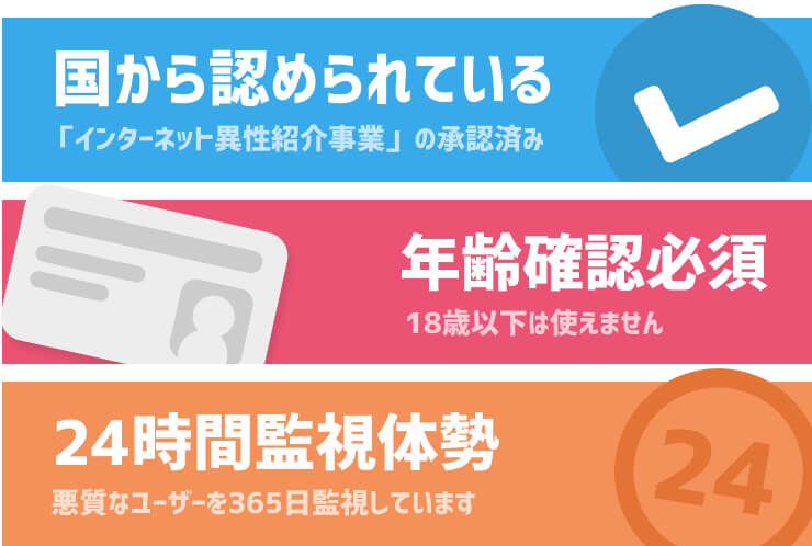 マッチングアプリが安全な理由