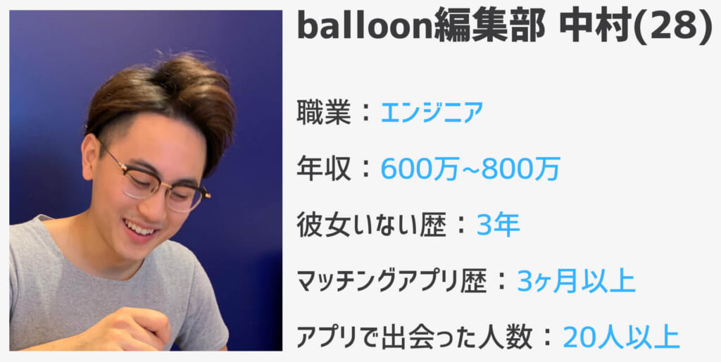 編集部中村プロフィール